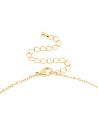 Waterproof Gold Plated Stainless Steel Angel Number 555 Necklace