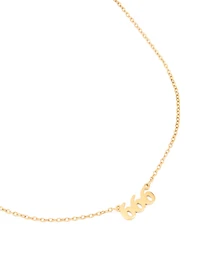 Waterproof Gold Plated Stainless Steel Angel Number 666 Necklace