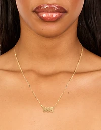 Waterproof Gold Plated Stainless Steel Angel Number 888 Necklace