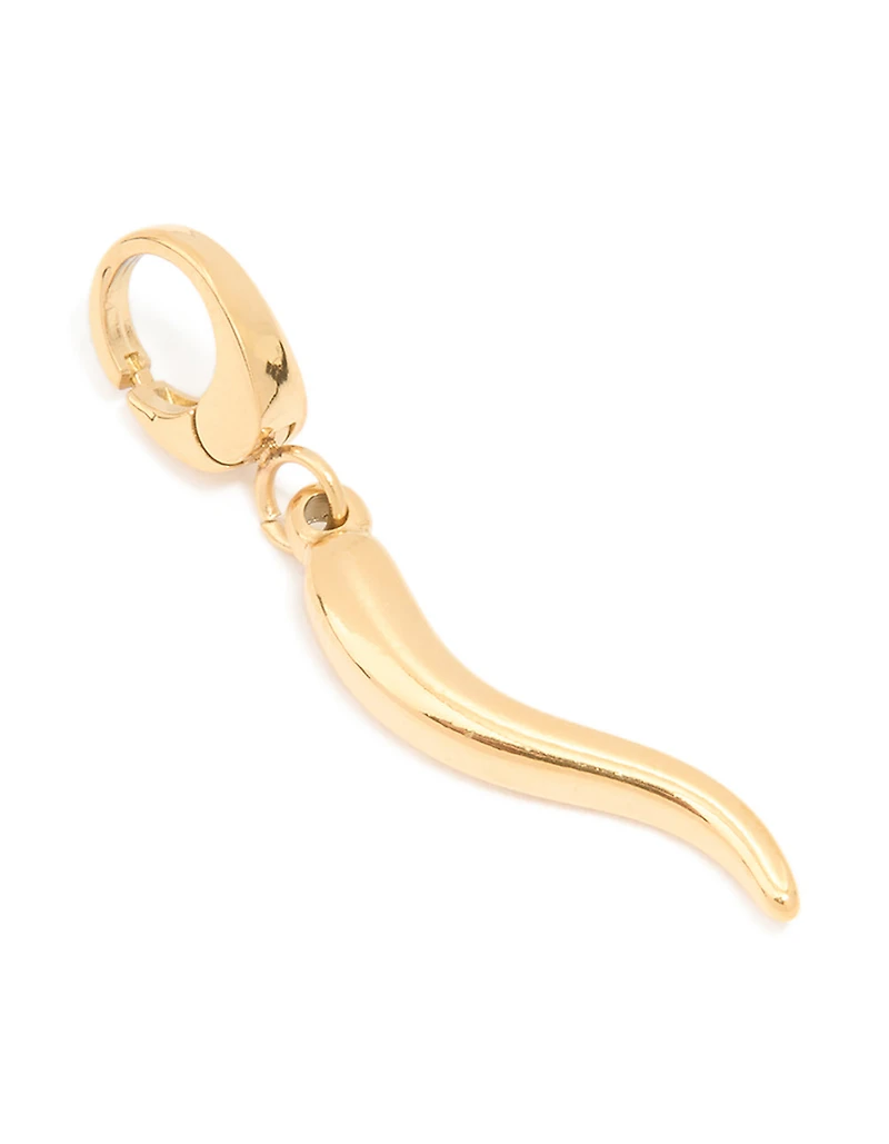 Waterproof Gold Plated Stainless Steel Chilli Charm