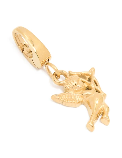 Waterproof Gold Plated Stainless Steel Cherub Charm