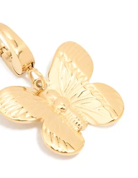 Waterproof Gold Plated Stainless Steel Butterfly Charm