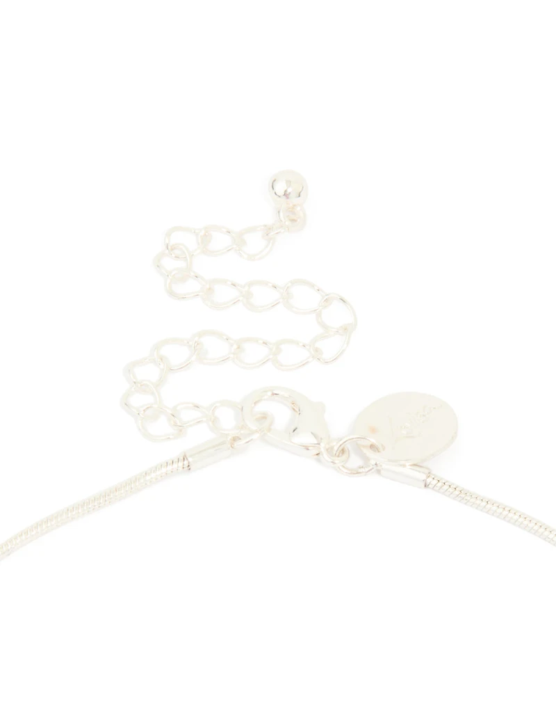 Silver Plated Adjustable Toggle Y-Necklace