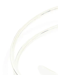Silver Plated Textured Wrap Arm Cuff