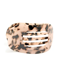 Tortoiseshell Large Oval Hair Claw Clip