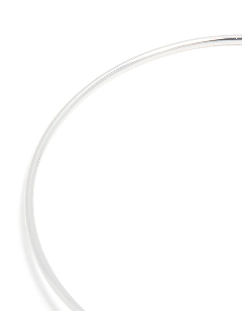 Silver Plated Cubic Zirconia Modern Cross Wrist Cuff