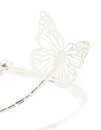 Silver Butterfly Arm Cuff