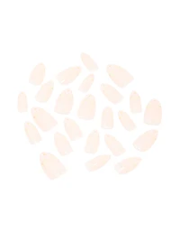 Pink French Tip Floral Art Press On Nails 24-Set