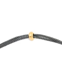 Collier imperméable en acier inoxydable plaqué or, grand cordon à bulles avec la lettre B