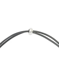 Collier à bulles imperméables en acier inoxydable avec une grande lettre en L