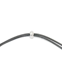 Collier imperméable en acier inoxydable, grand cordon à bulles avec la lettre K