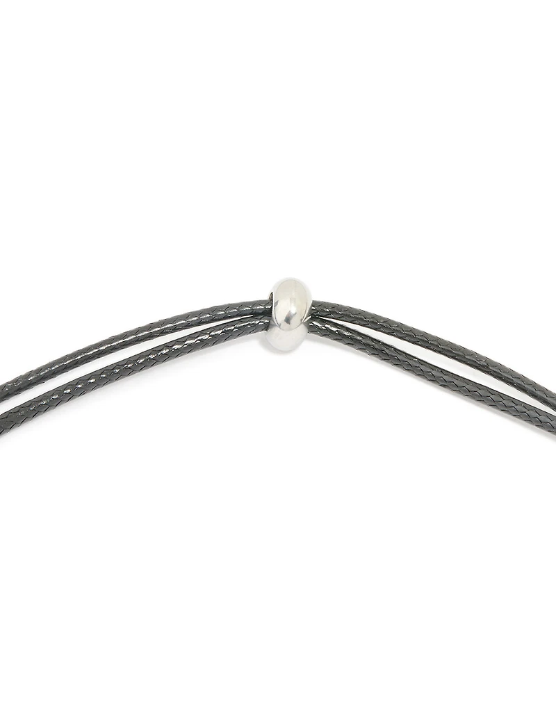 Collier imperméable en acier inoxydable avec un grand cordon à bulles avec la lettre B