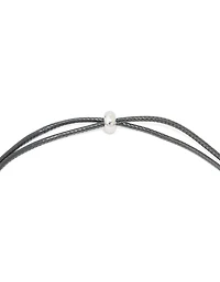 Collier imperméable en acier inoxydable, grande lettre à bulles A