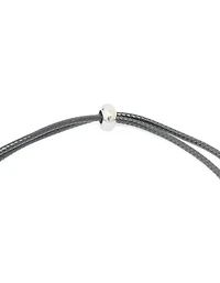 Collier imperméable en acier inoxydable avec une grande lettre J à bulles