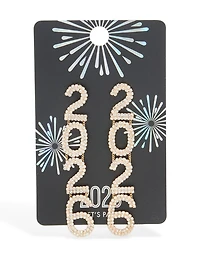 Gold Diamante 2026 Drop Earrings