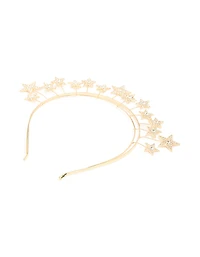 Gold Diamante Star Headband
