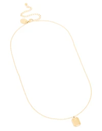 Waterproof Gold Plated Stainless Steel Birth Flower November Chrysanthemum Necklace