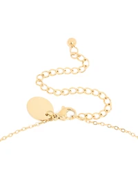 Waterproof Gold Plated Stainless Steel Birth Flower November Chrysanthemum Necklace