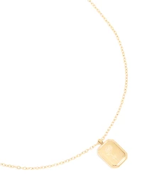 Waterproof Gold Plated Stainless Steel Flower April Daisy Necklace