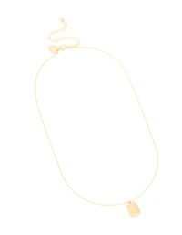 Waterproof Gold Plated Stainless Steel Flower April Daisy Necklace