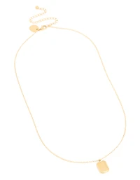 Collier imperméable en acier inoxydable plaqué or en forme de fleur de naissance en juin