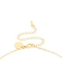 Ensemble de collier et boucles d’oreilles en pierre de naissance en zircone cubique vert May plaqué or plaqué or imperméable