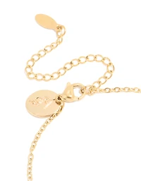 Waterproof Gold Plated Stainless Steel Cubic Zirconia Scorpio Zodiac Sign Bracelet