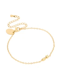 Waterproof Gold Plated Stainless Steel November Cubic Zirconia Birthstone Bracelet