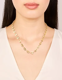 Waterproof Gold Plated Stainless Steel Marina Chain Necklace