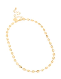 Waterproof Gold Plated Stainless Steel Marina Chain Necklace
