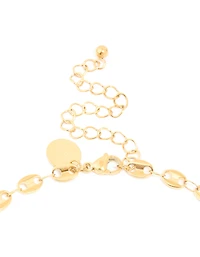 Waterproof Gold Plated Stainless Steel Marina Chain Necklace