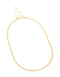 Waterproof Gold Plated Stainless Steel Thick Snake Chain Necklace