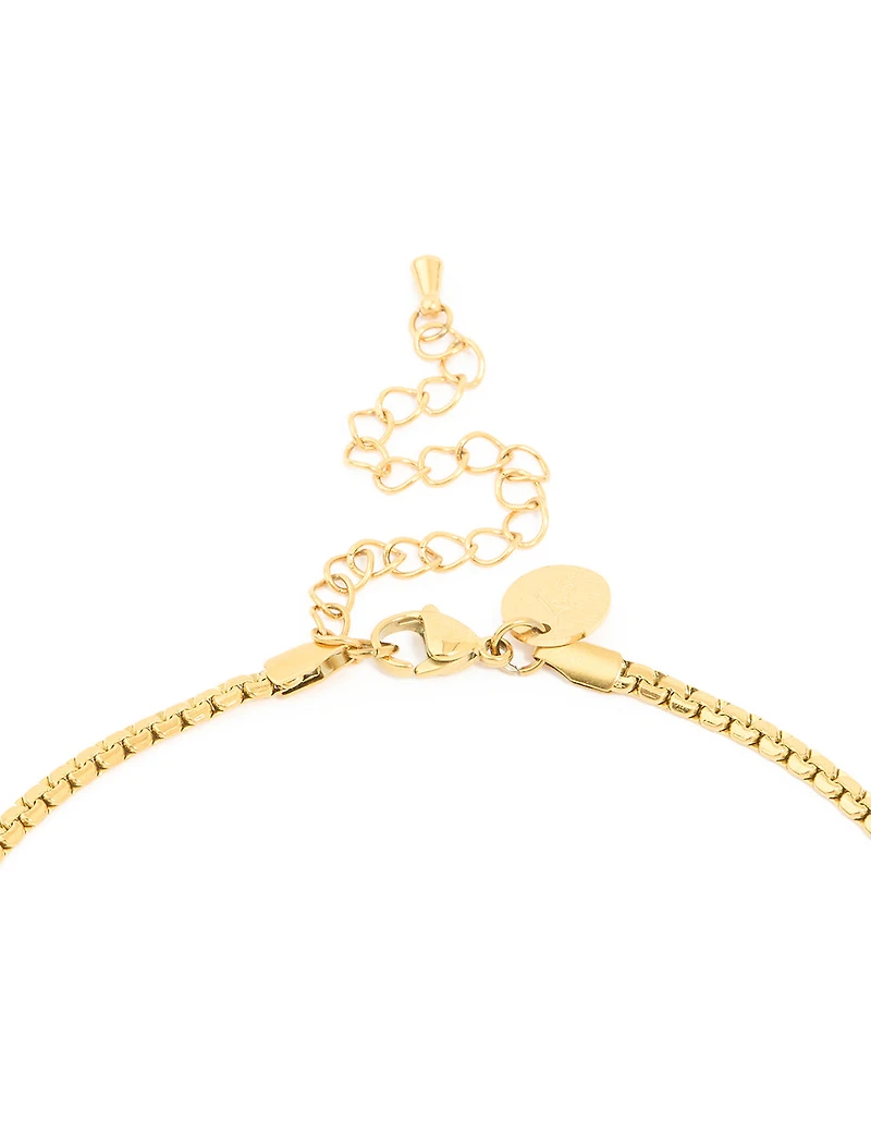 Waterproof Gold Plated Stainless Steel Thick Snake Chain Necklace