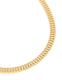 Waterproof Gold Plated Stainless Steel Box Chain Necklace