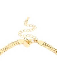 Waterproof Gold Plated Stainless Steel Box Chain Necklace