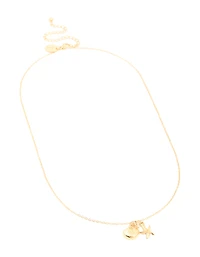 Waterproof Gold Plated Stainless Steel Sea Theme Necklace