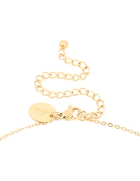 Waterproof Gold Plated Stainless Steel Sea Theme Necklace