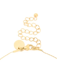 Waterproof Gold Plated Stainless Steel Mini Hearts Necklace