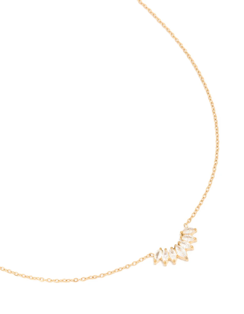 Collier épanouisseur en zircone en acier inoxydable, étanché, plaqué or et étanché