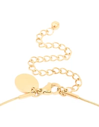 Waterproof Gold Plated Stainless Steel Freshwater Pearl Pendant Necklace