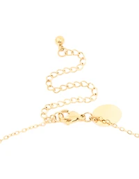 Waterproof Gold Plated Stainless Steel Pearls Necklace