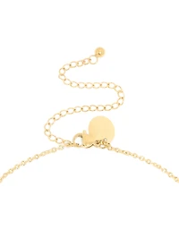 Collier en chaîne en Y en acier inoxydable plaqué or imperméable