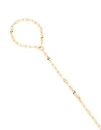 Waterproof Gold Plated Stainless Steel Classic Hand Chain