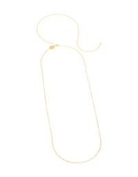 Waterproof Gold Plated Stainless Steel Figaro Waist Chain