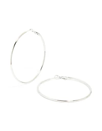 Waterproof Stainless Steel Hoop Earrings 55 MM