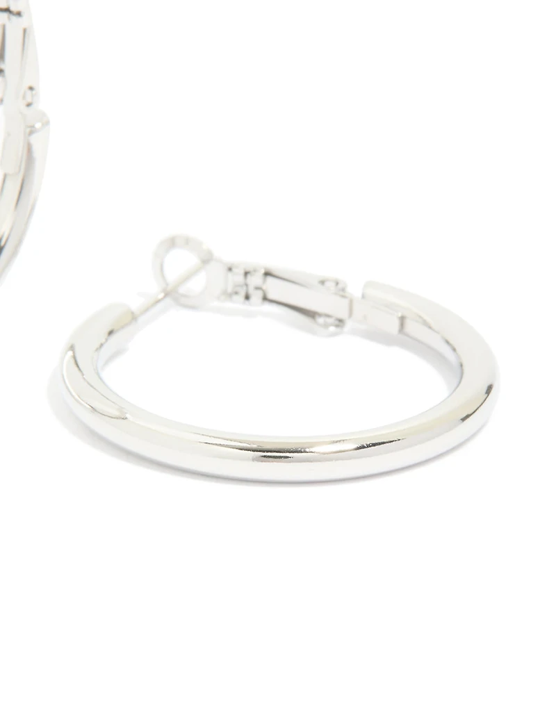 Waterproof Stainless Steel Hoop Earrings 40 MM