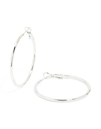 Waterproof Stainless Steel Hoop Earrings