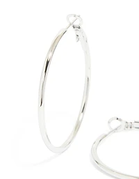 Waterproof Stainless Steel Hoop Earrings