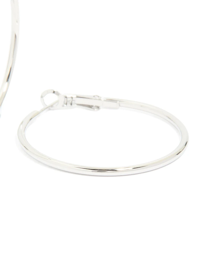 Waterproof Stainless Steel Hoop Earrings