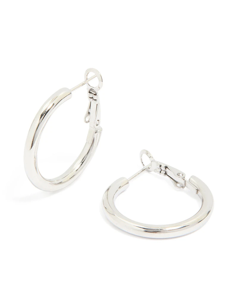 Waterproof Stainless Steel Hoop Earrings 30 MM